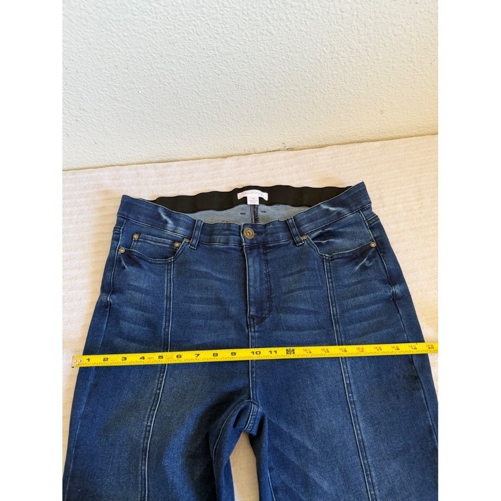 Aveology Womens Blue Flareโ Jeans Bootcut Denim Front Seam Size 18 - Picture 13 of 16